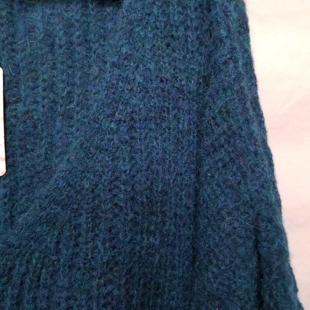FREE PEOPLE Moonbeam V-Neck Sweater, Dream Lagoon - Picture 7 of 7